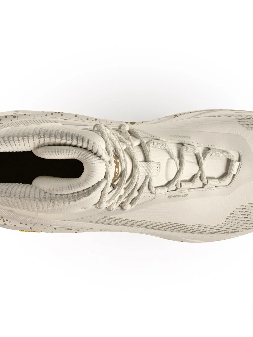 Hoka Women's Beige/Tan/Cream/Alabaster Waterproof Trail Boot kaha 2 frost gtx